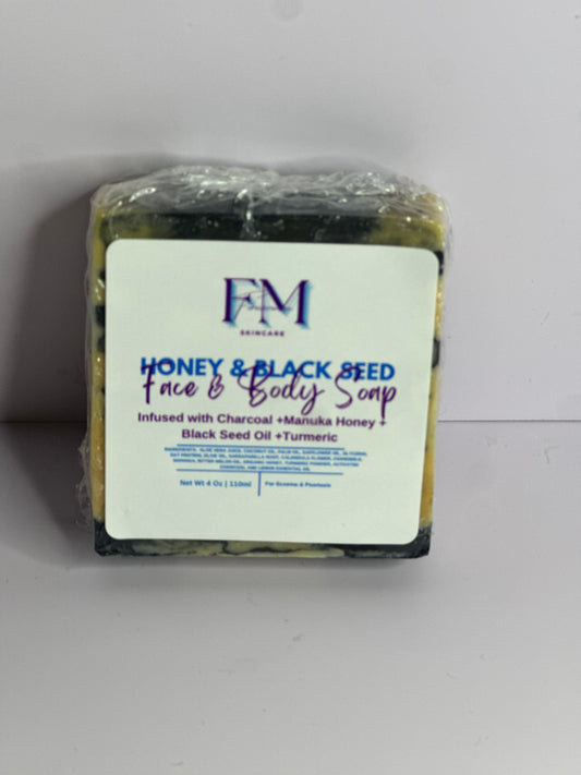 Forevermore Activated Turmeric, Honey & Black Seed Face Body Soap